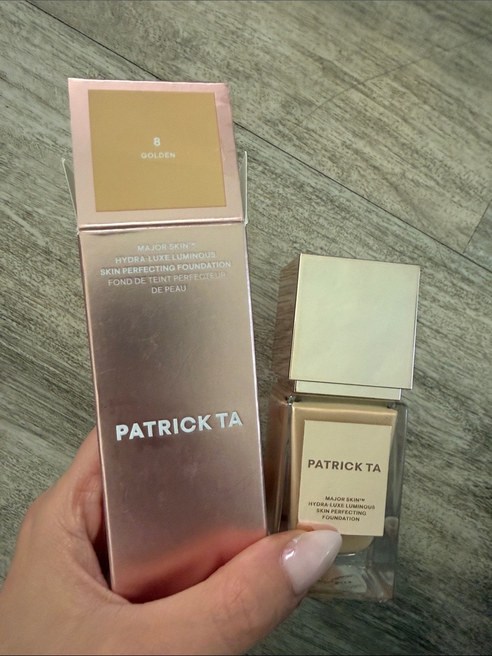 Patrick Ta Major Skin Foundation in Golden 8
